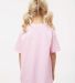Gildan 64000B Youth Softstyle T-Shirt in Light pink back view