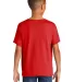 Gildan 64000B Youth Softstyle T-Shirt in Red back view
