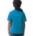Gildan 64000B Youth Softstyle T-Shirt in Sapphire back view