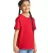 Gildan 64000B Youth Softstyle T-Shirt in Red side view