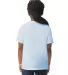 Gildan 64000B Youth Softstyle T-Shirt in Light blue back view