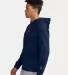 Champion Clothing CHP180 Sport Hooded Sweatshirt Athletic Navy side view