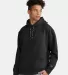 Champion Clothing CHP180 Sport Hooded Sweatshirt Black front view