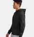 Champion Clothing CHP180 Sport Hooded Sweatshirt Black side view