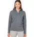 Marmot M14436 Ladies' Dropline Half-Zip Sweater Fl STEEL ONYX front view