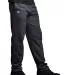 Russel Athletic 82ANSM Adult Open-Bottom Sweatpant in Charcoal gry hth side view