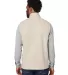 North End NE714 Men's Aura Sweater Fleece Vest OATML HTHR/ TEAK back view