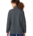 North End NE713W Ladies' Aura Sweater Fleece Quart CARBON/ CARBON back view