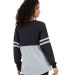 Boxercraft BW3514 Women's Pom Pom Long Sleeve Jers in Black/ oxford back view