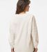 Boxercraft BW3514 Women's Pom Pom Long Sleeve Jers in Natural back view
