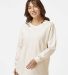 Boxercraft BW3514 Women's Pom Pom Long Sleeve Jers in Natural front view