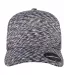 Yupoong-Flex Fit 280 Delta® Seamless Unipanel Cap in Melange navy front view