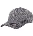Yupoong-Flex Fit 280 Delta® Seamless Unipanel Cap in Melange navy side view