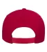 Yupoong-Flex Fit 6110NU NU Adjustable Cap in Red back view