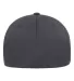 Yupoong-Flex Fit 6277R Sustainable Polyester Cap in Light charcoal back view