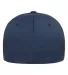 Yupoong-Flex Fit 6277R Sustainable Polyester Cap in Navy back view