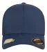 Yupoong-Flex Fit 6277R Sustainable Polyester Cap in Navy front view