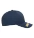 Yupoong-Flex Fit 6277R Sustainable Polyester Cap in Navy side view