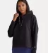 Champion Clothing CHP100 Women's Sport Hooded Swea Black front view