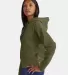 Champion Clothing CHP100 Women's Sport Hooded Swea Fresh Olive side view