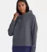 Champion Clothing CHP100 Women's Sport Hooded Swea Stealth front view