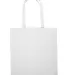 Liberty Bags 8860R Nicole Recycled Cotton Canvas T WHITE front view