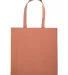 Liberty Bags 8860R Nicole Recycled Cotton Canvas T HEATHER PEACH front view