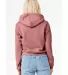 Bella + Canvas 7519 Ladies' Classic Pullover Hoode in Mauve back view