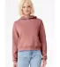 Bella + Canvas 7519 Ladies' Classic Pullover Hoode in Mauve front view