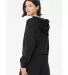Bella + Canvas 7519 Ladies' Classic Pullover Hoode in Dark grey heathr back view
