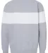 J America 8646 Varsity Fleece Crewneck Sweatshirt Oxford back view
