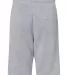 J America 8855 Triblend Fleece Shorts Grey Triblend back view