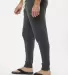 J America 8854 Triblend Fleece Joggers Black Triblend side view