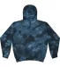 Tie-Dye 8790 Adult Unisex Crystal Wash Pullover Ho CRYSTAL NAVY front view