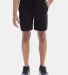 Champion Clothing CHP150 Woven City Sport Shorts Black front view