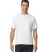 Gildan 65000 Unisex Softstyle Midweight T-Shirt WHITE front view
