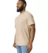 Gildan 65000 Unisex Softstyle Midweight T-Shirt in Sand side view