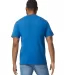 Gildan 65000 Unisex Softstyle Midweight T-Shirt in Royal back view