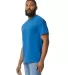 Gildan 65000 Unisex Softstyle Midweight T-Shirt in Royal side view