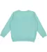 LA T 2225 Youth Elevated Fleece Crew in Saltwater back view
