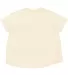 LA T 3519 Ladies' Hi-Lo T-Shirt NATURAL back view
