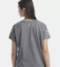 Champion Clothing CHP130 Women's Sport Soft Touch  Ebony Heather back view