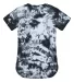 Dyenomite 340CR Infant Crystal Tie-Dyed Onesie in Black crystal back view