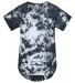 Dyenomite 340CR Infant Crystal Tie-Dyed Onesie in Black crystal front view
