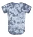 Dyenomite 340CR Infant Crystal Tie-Dyed Onesie in Silver back view