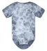 Dyenomite 340CR Infant Crystal Tie-Dyed Onesie in Silver front view