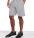 Jerzees 978MPR Nublend® Fleece Shorts in Athletic heather side view