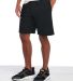 Jerzees 978MPR Nublend® Fleece Shorts in Black side view