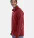 Comfort Wash GDH425 Garment-Dyed Quarter-Zip Sweat Cayenne side view