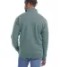 Comfort Wash GDH425 Garment-Dyed Quarter-Zip Sweat Cypress Green back view